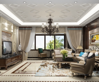 American Style A Living Room-ID:315817278
