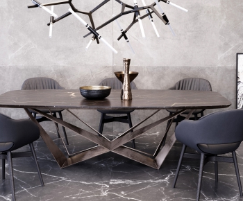 Modern Dining Table And Chairs-ID:217552738