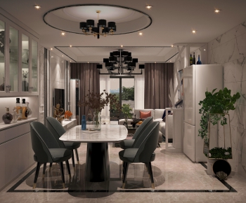 Modern Dining Room-ID:852568862