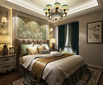 Simple European Style Bedroom-ID:844070963