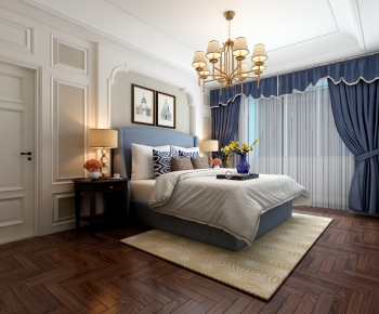 American Style Bedroom-ID:741389416