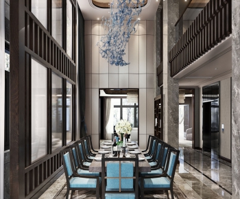 New Chinese Style Dining Room-ID:171392314