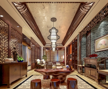 New Chinese Style Reception Room-ID:956909164