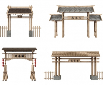 Chinese Style Building Component-ID:370462161