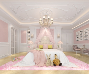 Simple European Style Girl's Room Daughter's Room-ID:550729223