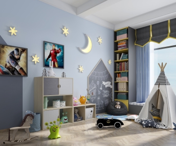 Modern Children's Room Activity Room-ID:117282325