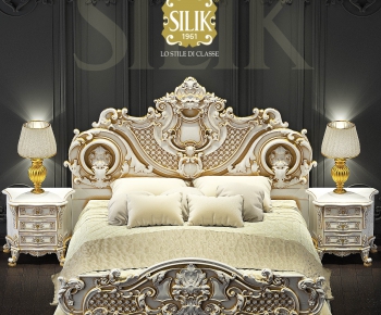 French Style Double Bed-ID:349177532