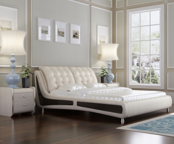 American Style Double Bed-ID:826920879