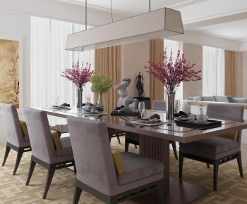 Modern Dining Table And Chairs-ID:500407242
