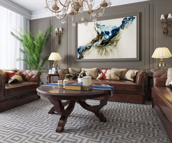 American Style A Living Room-ID:379867569