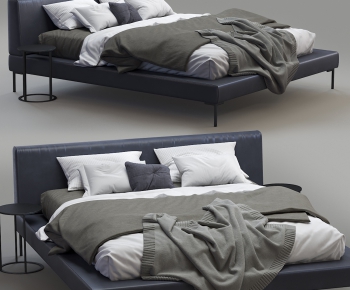 Modern Double Bed-ID:336889693