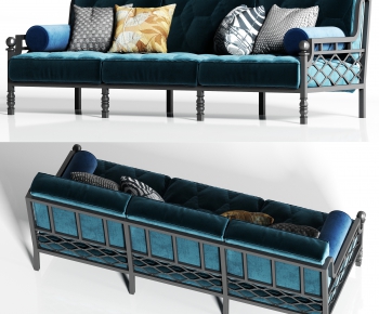 New Chinese Style Multi Person Sofa-ID:507247442