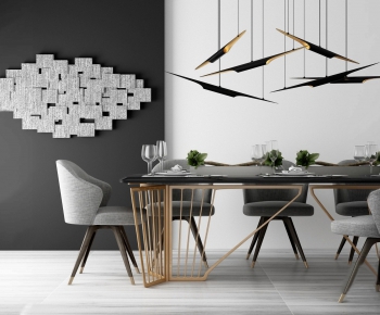 Modern Dining Table And Chairs-ID:118092129