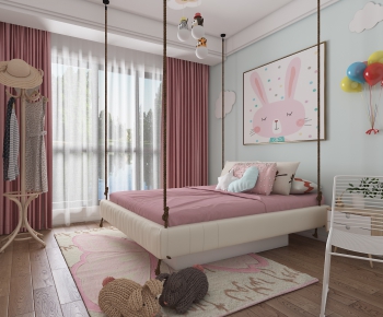 Nordic Style Girl's Room Daughter's Room-ID:574786576