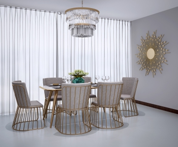 Modern Dining Table And Chairs-ID:160318975