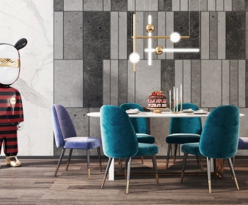 Modern Dining Table And Chairs-ID:742043619