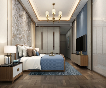 New Chinese Style Bedroom-ID:798321532