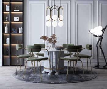 Modern Dining Table And Chairs-ID:436717167