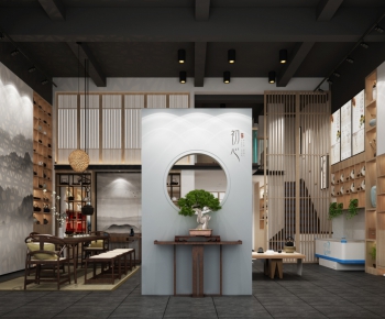 New Chinese Style Teahouse Tea House-ID:270824989