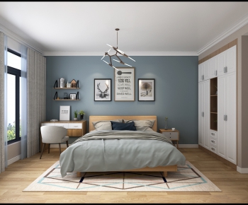 Nordic Style Bedroom-ID:473316289