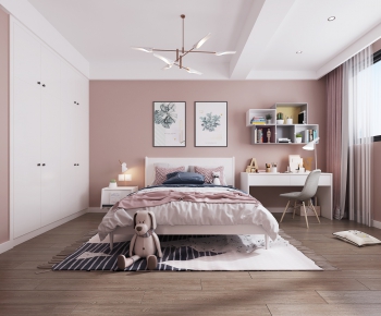 Nordic Style Girl's Room Daughter's Room-ID:880342523