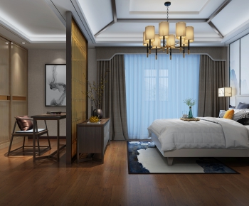 New Chinese Style Bedroom-ID:361256991