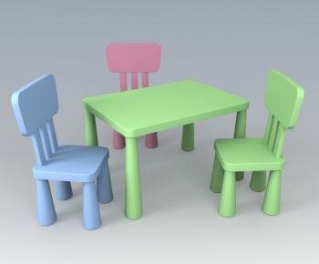 Modern Children's Table/chair-ID:606564745
