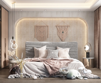 Nordic Style Bedroom-ID:585824372
