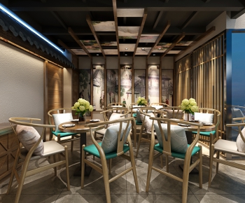 New Chinese Style Dining Room-ID:994866713