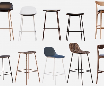 Nordic Style Bar Chair-ID:677581341