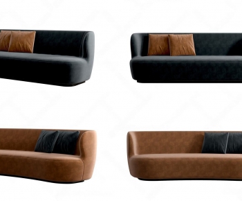 Modern Three-seat Sofa-ID:566778515
