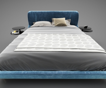 Modern Double Bed-ID:467831464