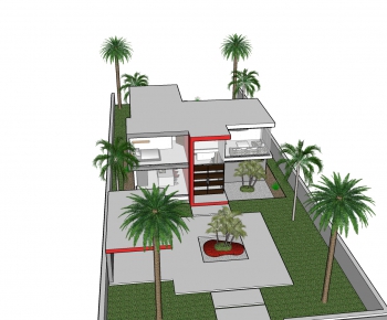 Modern Villa Appearance-ID:917479933