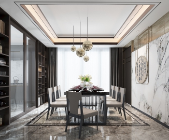 New Chinese Style Dining Room-ID:279291867