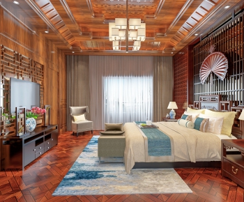 Chinese Style Bedroom-ID:596512475