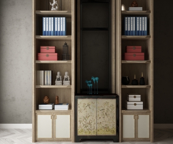 New Chinese Style Bookcase-ID:770936675
