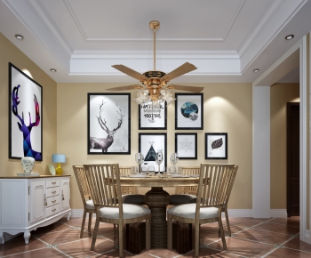 American Style Dining Room-ID:599601468
