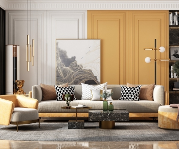 Modern A Living Room-ID:798165619