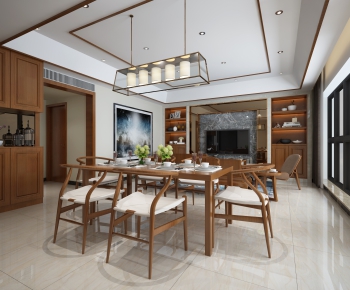 New Chinese Style Dining Room-ID:934181318