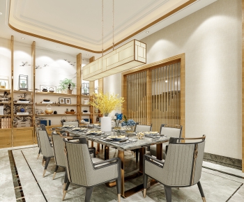 New Chinese Style Dining Room-ID:404753281