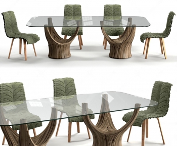 Modern Dining Table And Chairs-ID:106823955