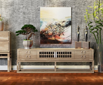 New Chinese Style TV Cabinet-ID:941049124