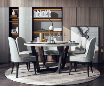 Modern Dining Table And Chairs-ID:816414694