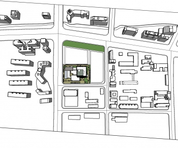 Modern Architectural Bird's-eye View Planning-ID:870117443