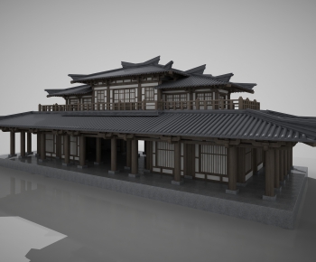 Chinese Style Ancient Architectural Buildings-ID:290766959