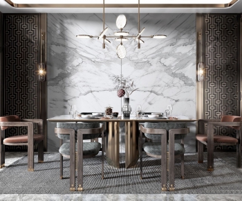 New Chinese Style Dining Room-ID:524283429