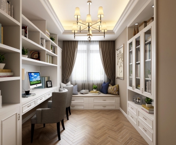 Simple European Style Study Space-ID:477525868