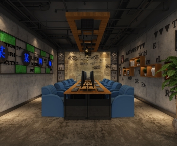 Industrial Style Internet Cafe-ID:220053541