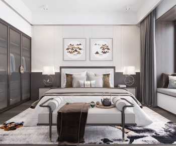 New Chinese Style Bedroom-ID:797336677