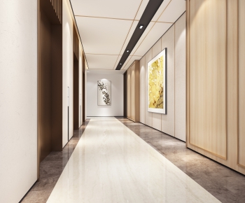 Modern Corridor/elevator Hall-ID:324445586